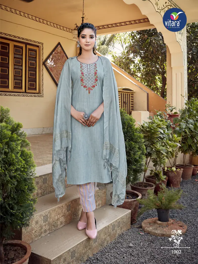 Majento By Vitara Readymade Salwar Suits Catalog